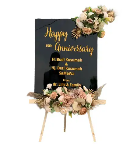 Papan Bunga Akrilik jampang tengah