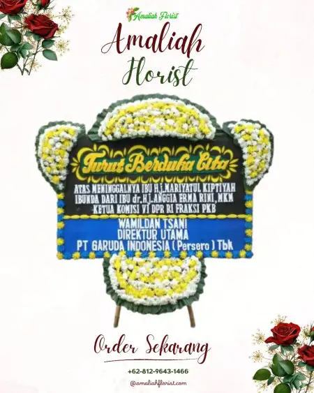 Papan Bunga Duka jampang tengah